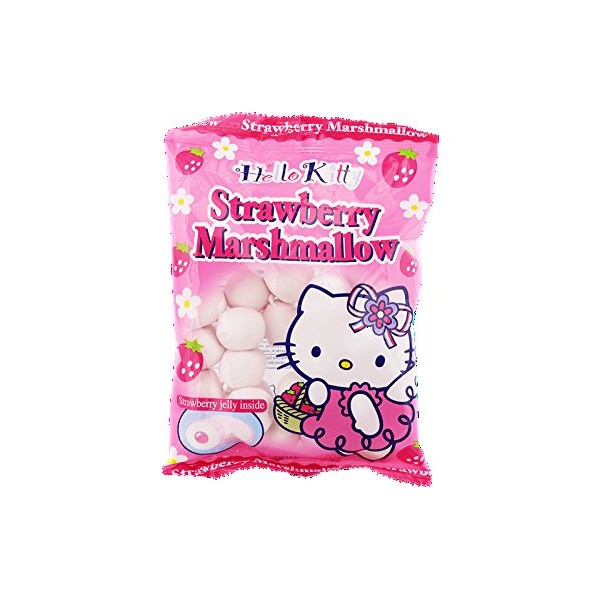 Hello Kitty Marshmallow - Strawberry Marshmallow Snacks Japanese Candy