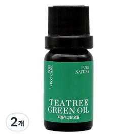Nefera Tea Tree Spot Care Green Essential Oil 10ml 2pcs / 네페라 티트리 스팟 케어 그린 에센셜 오일 10ml 2개