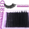 Winifred Lashes Extension Kit Thick Lash Clusters Kit 100D Volume
