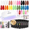 ROSALIND Poly Nail Gel Colors Kit -14 Colors +72 Nail