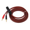 2X XLR to Banana Speaker Cable,XLR 3 Pin Female to