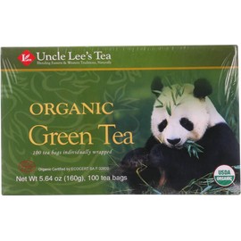 (NOT A CASE) Organic Green Tea, 100 Tea Bags