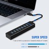 7-Port USB 3.0 Hub - High-Speed with LED Indicator -