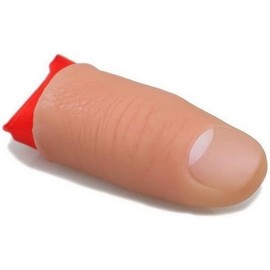 Zhhuoc Thumb Tip Magic Tricks Fake Thumb Tip Silk Vanish Magic Disappearing Silk Fake Trick Gimmick Making Objects Appear Disappear Toys and Practical Jokes Novelty Magician Accessory