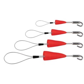 Runpotec Cable Pull Loop Set of 4 10159 with Hook Cable Pull Socks 9120045475821, Silver