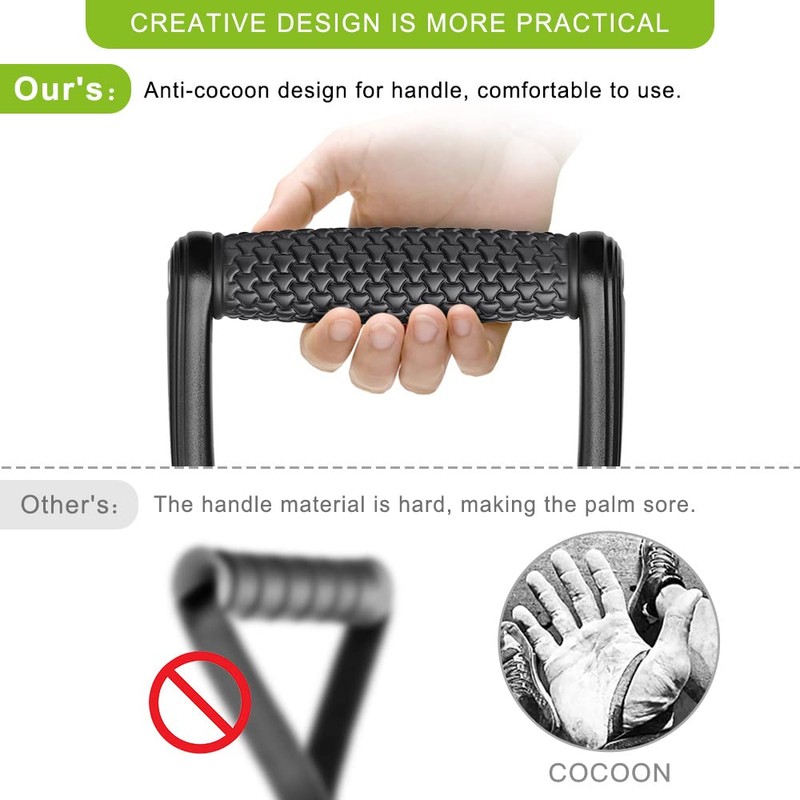 BeneLabel D Handle Gym Fitness Grips, Gym Handles, Non-Slip and