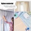 XoeLLe 10M Curtain Tape, Curtain Accessories, White Nylon Drapery
