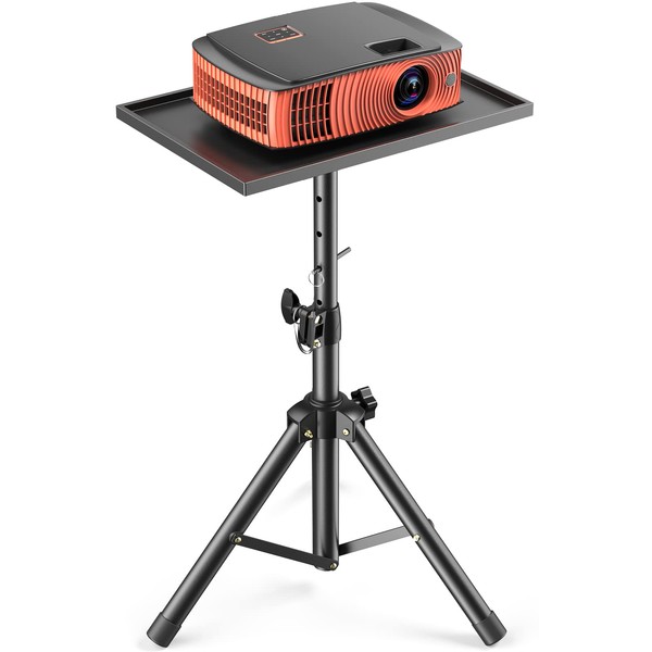 Amada Projector Tripod Stand, Foldable Laptop Tripod, Multifunctional DJ Racks/Projector Stand with Adjustable Height, Perfect for Office, Home, Stage or Studio-AMPS01
