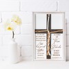 A Cord of Three Strands Wedding Sign 15x10 Inches -