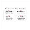 Atelier Elegance Custom Address Labels, Any Name, Any Address, Heart,