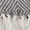 DII Diamond Throw Collection Woven Cotton, 50x60, Mineral Gray