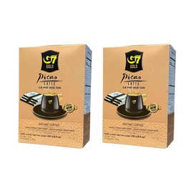 Instant Coffee Powder, Quick Dissolving (2 PACKS, PICAS LATTE INSTANT COFFEE)