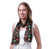 Basic Sense Christmas Scarf Silky Satin Neck Scarves, Gift -