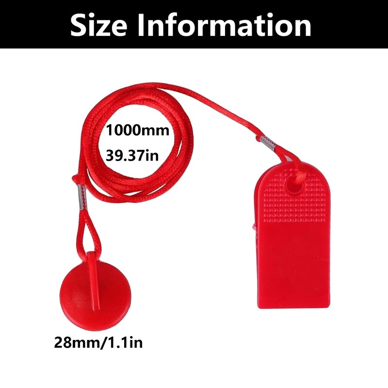 JFGDVW Mens Universal Magnetic Treadmill Safety Key, Treadmill Magnet Security