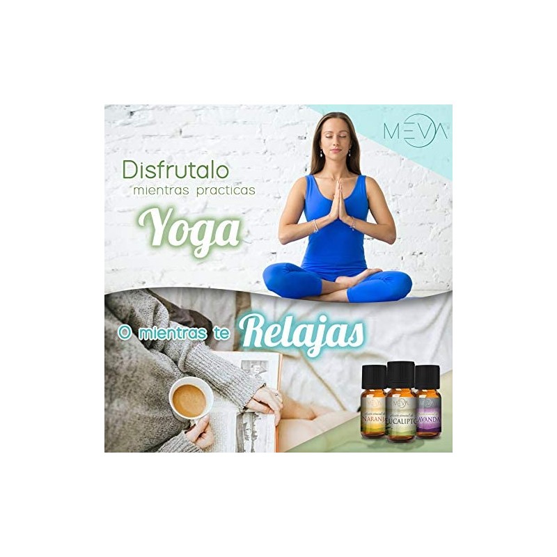 MEVA kit de 10 aceites aromaterapia difusor de aromas humificador