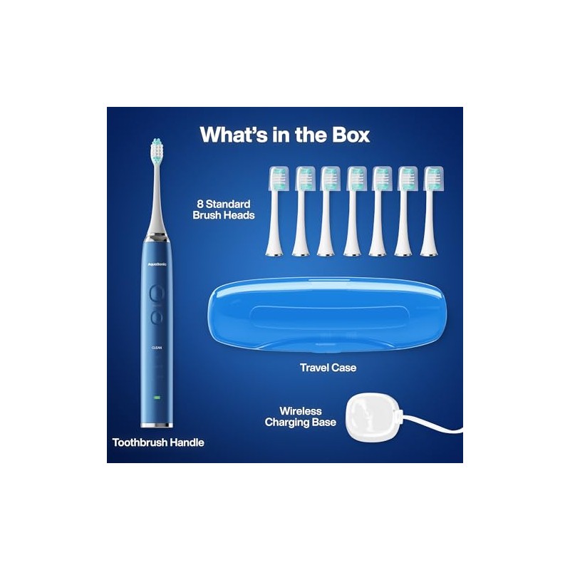 Aquasonic Vibe Series - Cepillo de dientes ultra blanqueador -