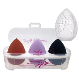 Truly Magnifique Mezclas cosméticas, veganas, sin látex, respetuosas con el medio ambiente, sin crueldad, uso líquido y polvo, húmedo o seco, esponja cosmética perfecta para todo tipo de piel, elige calidad sobre cantidad