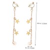 KOMBIUDA 1 Pair Chic Lost Earrings for Earphones Stylish Earphone