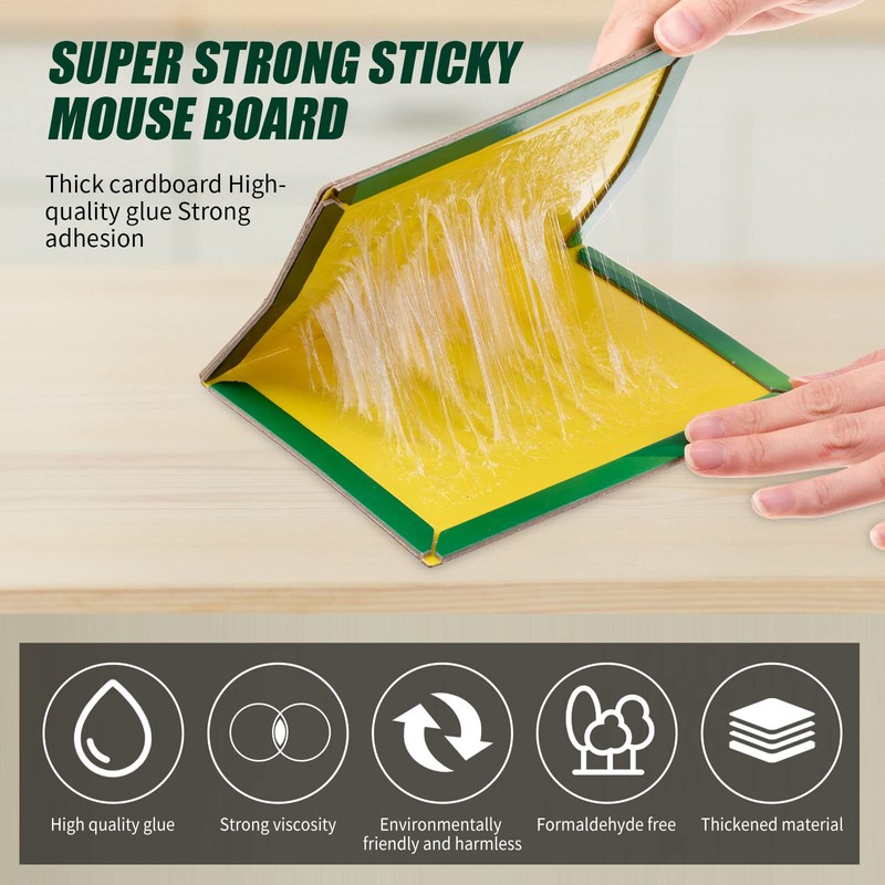 Qualirey 30 Pcs Large Sticky Traps for Mice and Rats
