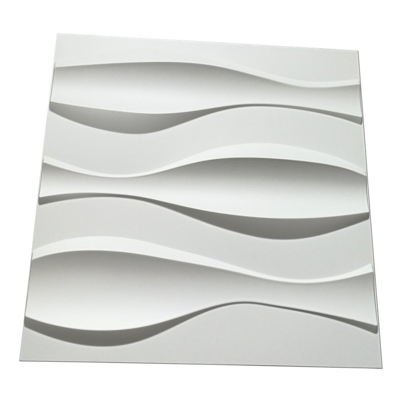 Art3d 19.7" x 19.7" (Pack Of 12) Wall Panel Wave,