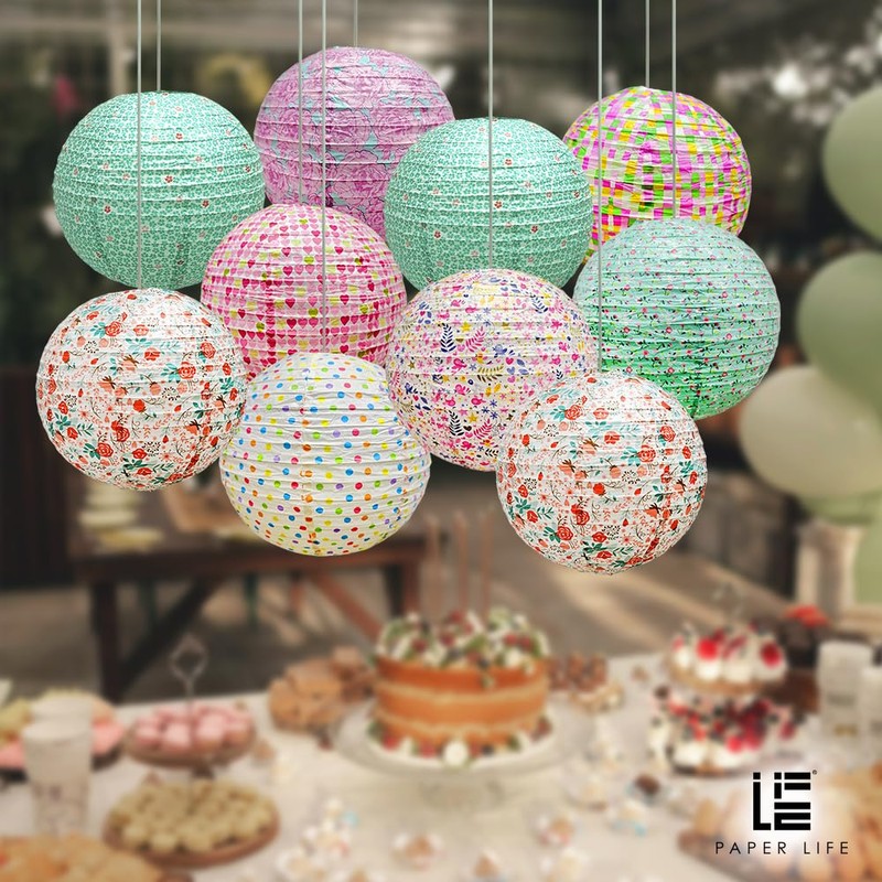 Paper Life, Foldable paper lanterns suitable for parties, weddings, classrooms,