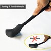 3 Pack Large Silicone Spatula for Kitchen,600°F Heat resistant Rubber