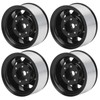 4 Pcs 1.55 Inch Universal RC Wheel Rim Hub for