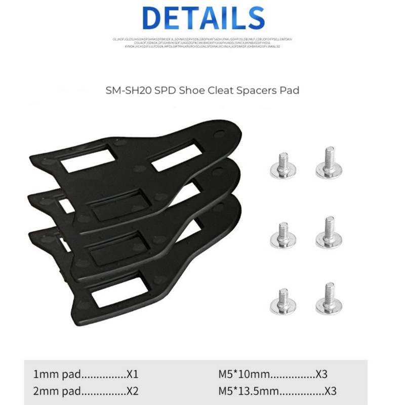 NELboNs Road Bike Pedal Cleat Spacer Shims