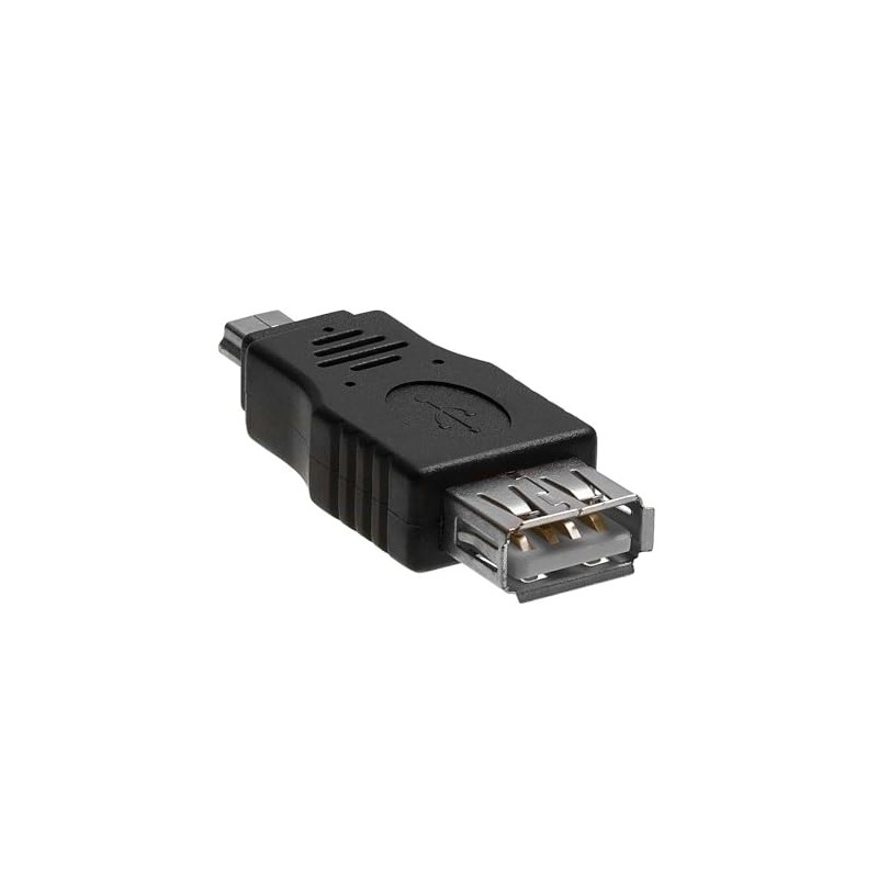 Cmple Mini USB 2.0 Male to USB 2.0 Female Adapter,