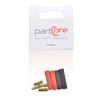 Gold Bullet Plug Connector Male Jack 3.5 mm 2 Pairs
