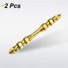 sourcing map 2pcs #2 Phillips Double Ended Screwdriver Bit PH2