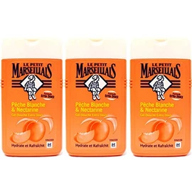Le Petit Marseillais duschgel extra mild weiÃ pfirsichen und nektarinen 250ml 3er-Pack