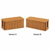 Under-Desk Cable Storage Box for Cord Organization – Hand-Woven Hanging