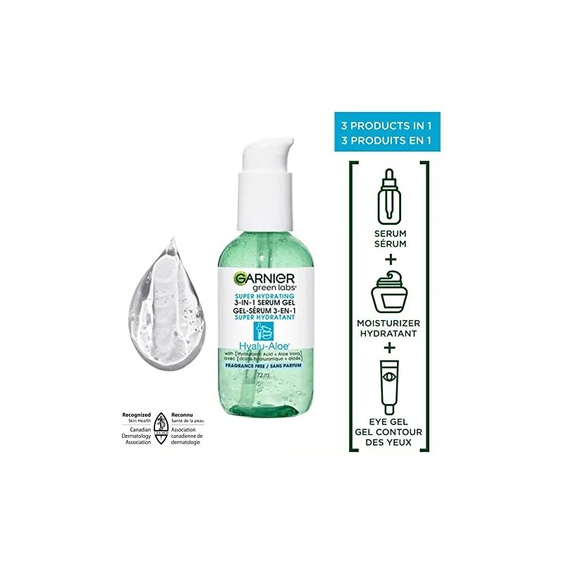 Sérum Gel Superhidratante 3 En 1 Hyalu-aloe Con Ácido Hialur