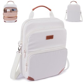 Aplufine Large Book Sleeve with Zipper, Book Pouch(9.5 X 12.5), Book Protector Pouch, Book Sleeve for Book Lovers, Book Cover, Book Carrying Case for Book Accessories, Study Suppliers