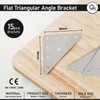OMIDEAS 15 x Triangular Plates (80 x 80 x 1.5)