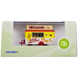 DCD Mobile Food Trailer "Mini Donuts" 1/87 (HO) Scale Diecast Model by Oxford Diecast