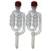 2 x Bubbler Airlocks with Red Dust Caps for Homebrew