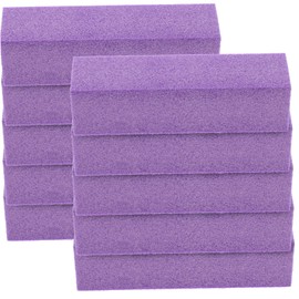 WOONEKY 10pcs Nail Files for Manicure Multi Side Sponge Nail for Natural Professional Polishing Tool for