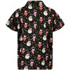 King Kameha Men's Short-Sleeved Funky Hawaiian Shirt with Front Pocket,