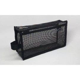 Deluva Bm2 Neceser De Vinilo De Malla Negra 10x6x3