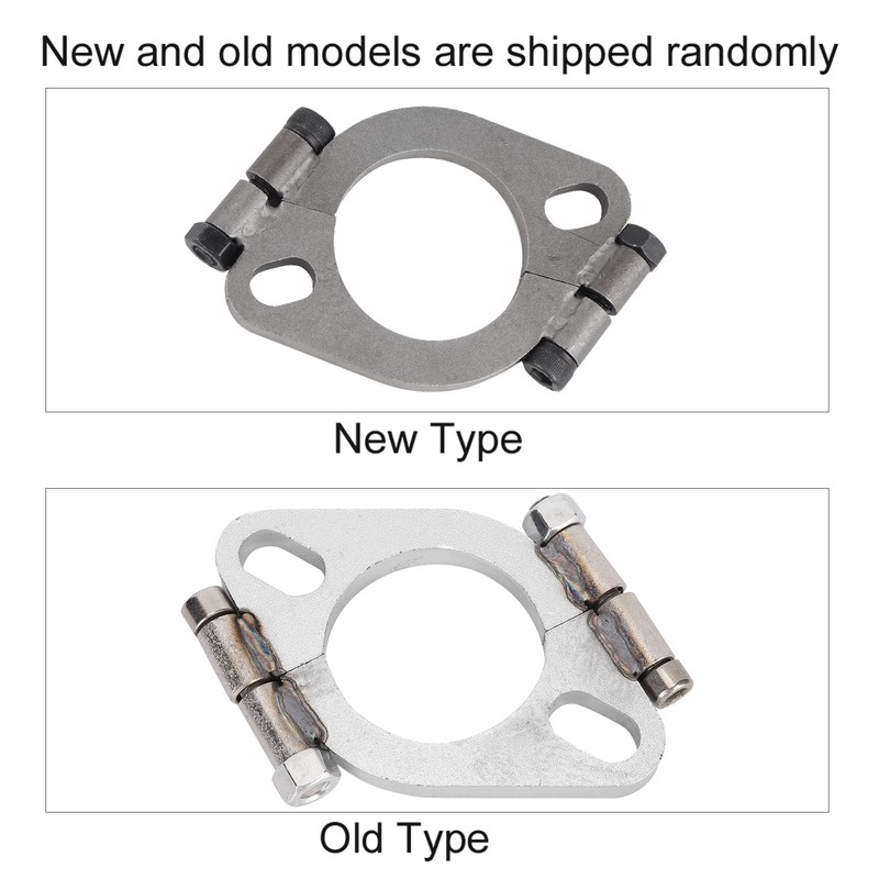 2inch Flat Oval Split Repair Exhaust Flange Replacement Accessory