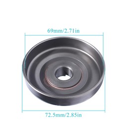 Atunee .325 7T Sprocket Clutch Drum for Husqvarna 455 455 Rancher 460 460 Rancher Chainsaw with Needle Bearing Replace 537291602