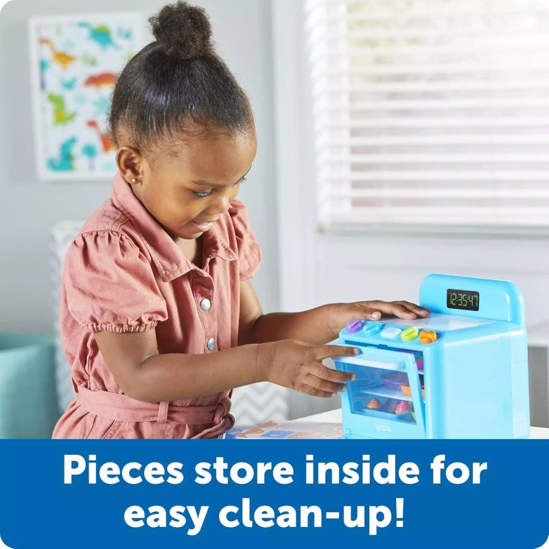 Learning Resources Sorting Sweets Mini Oven Set Pretend Play Food