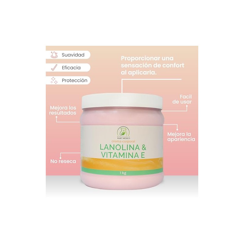 Crema De Lanolina Con Vitamina E Para Piel Dañada 1