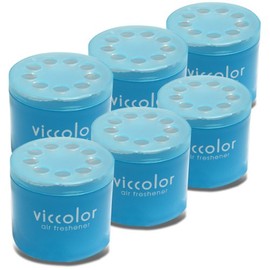 Auto Dynasty Viccolor Japanese Fresh Perfume Japanese Air Freshener, Clear Squash Scented, Pack of 6