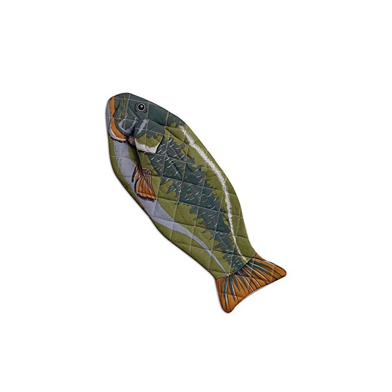 DII Lakehouse Collection Fish Oven Mitt, 16x6 inches (Multicolor)