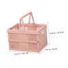 Sosoport Handheld Storage Bin Small Items Holder Desktop Organizer Cosmetics