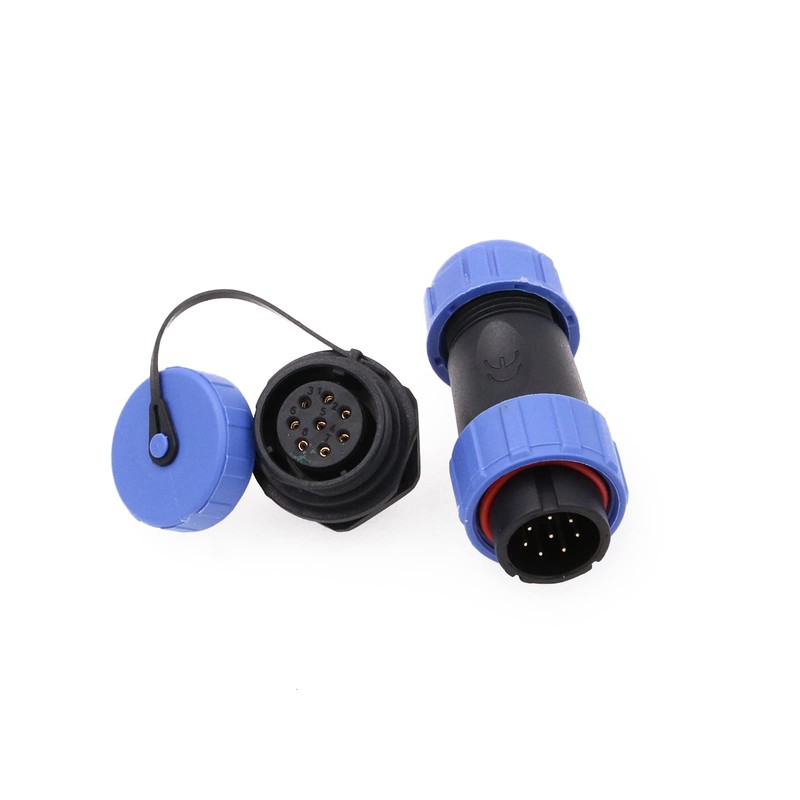 ZBLZGP SP21 8 Pin Panel Mount Circular Aviation Connector Plastic