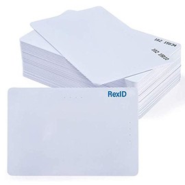 Default Programmed RexID 5 Pack H10301 PVC ISO Proximity Card for Access Control System,Comparable to Standard 26 bit Format for Add-On & Replacement on Current System